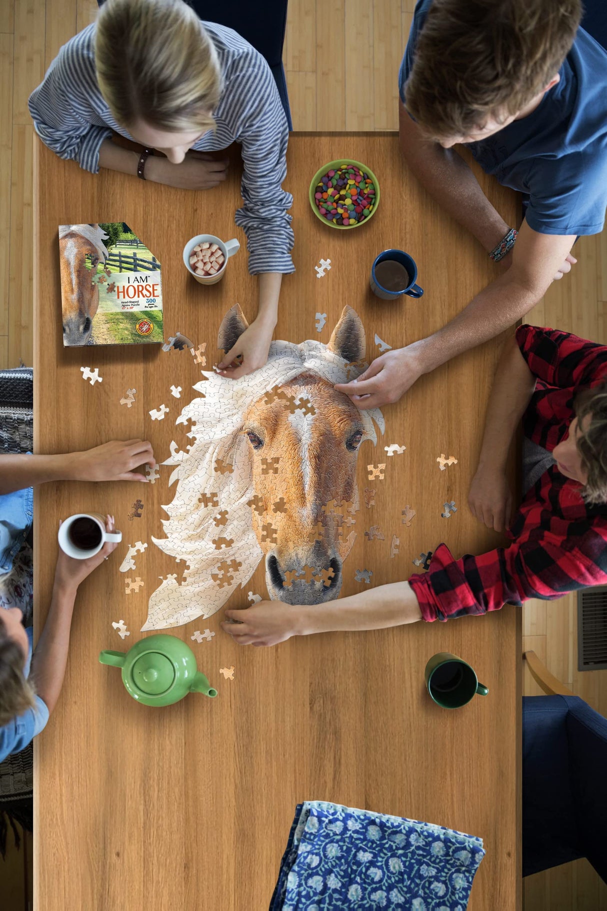 Madd Capp Puzzles - I AM Horse - 300 Pieces - Animal Shaped Jigsaw Puzzle Madd Capp