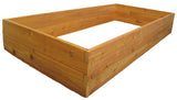 Infinite Cedar Premium Cedar Raised Garden Bed - 3' x 6' x 11" - Handcrafted in Maine from North American Western Red Cedar Wood Infinite Cedar