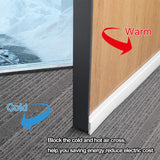 Suptikes 2 Pack Door Draft Stopper，Door Sweep for Exterior & Interior Doors,Door Bottom Seal Dust and Noise Insulation Weather Stripping Draft Guard Insulator, 1.8" W x 37" L,White Suptikes