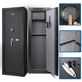 Barska Quick and Easy Digital Access Rifle Firearm and Long Gun Safe for Home with Optional Silent Mode - 14 Position Keypad BARSKA