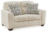 Signature Design by Ashley Lonoke Contemporary Loveseat for Living Room, Beige Signature Design by Ashley