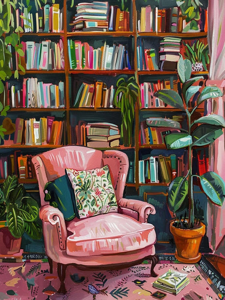 ARPADAMO Diamond Art Kits for Adults,5D Books Diamond Painting DIY Vintage Boho Diamond Art Diamond Painting Kits for Adult,Round Full Drill Diamonds, Diamond Art Kits for Home Decor-12x16inch ARPADAMO