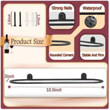 AQAREA Wall Mounted Wine Rack: Metal Wall Wine Bottle Holder - for Wine Cellar Home Kitchen Bar Decor - 8Pcs AQAREA