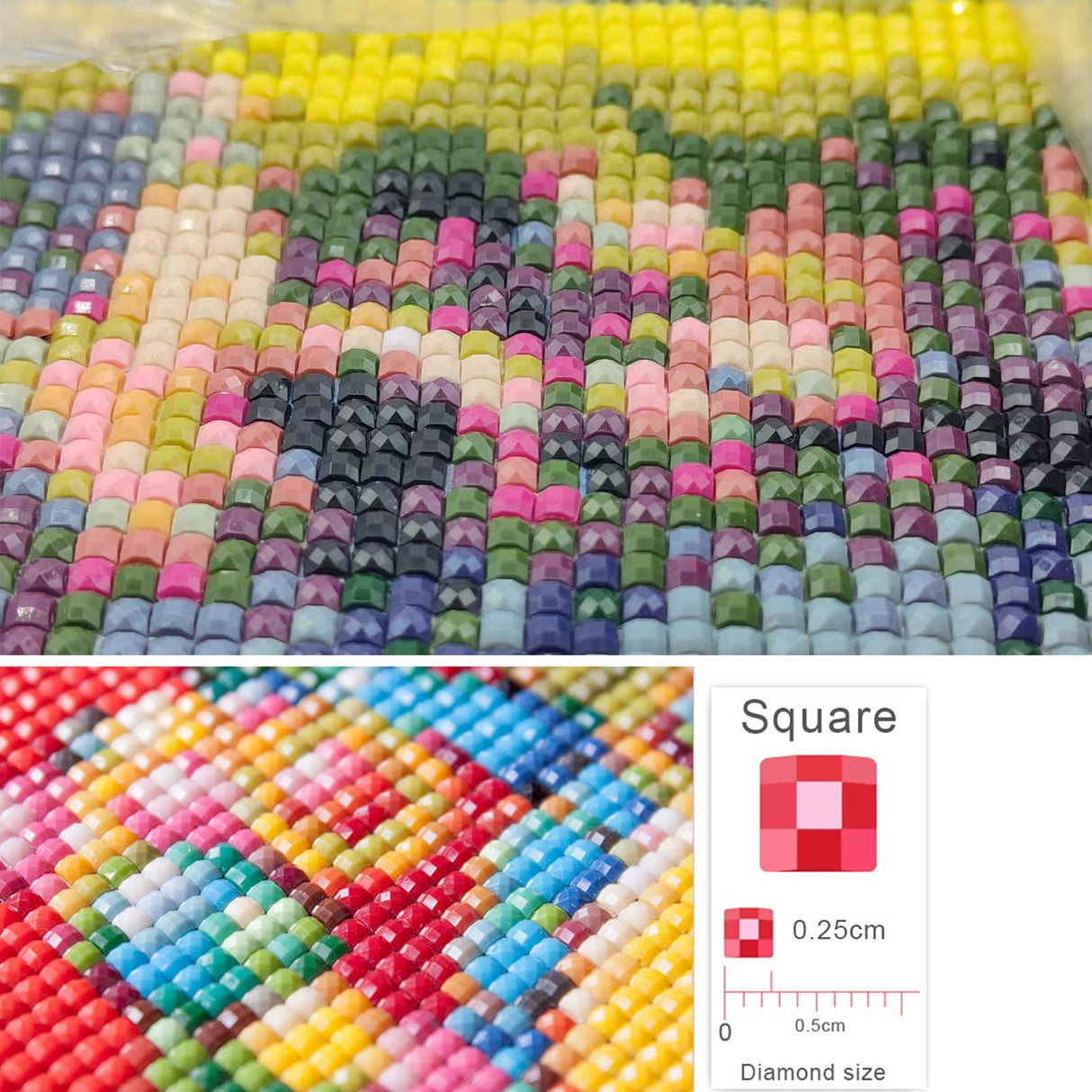 Large Diamond Painting Kits for Adults Landscape Heart Love Moon Flowers, 5D DIY Diamonds Art Crafts Full Square Drill Diamond Art Sets for New Beginners Paint by Numbers Home Wall Decoration 16x16'' Lvmuu