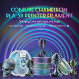 Chitu Systems Conjure Chameleon PLA 3D Printer Filament, 1.75mm Dual Color Filament, Blue Purple 3D Printing Filament 1KG/2.2lb (A-Chameleon PLA-Blue Purple 1kg) chitu systems