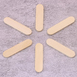 PPhtony Mini Wood Craft Sticks Small Wooden Sticks Bulk for DIY Art Christmas Ornaments Crafting Halloween Home School Painting Projects, 1.6x0.4inch (50) PPhtony