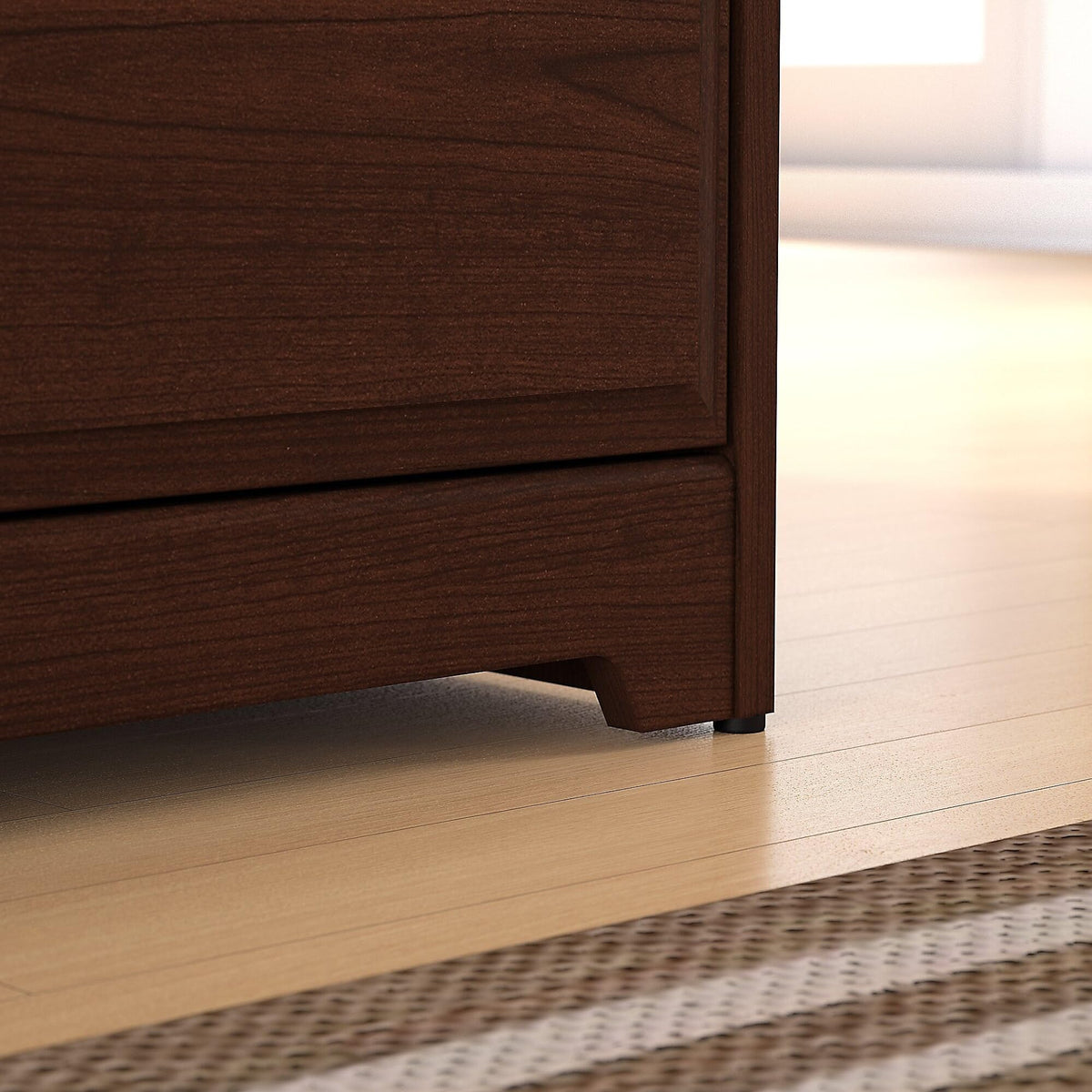 Bush Furniture Cabot Lateral File Cabinet in Harvest Cherry Bush Business Furniture