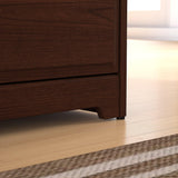 Bush Furniture Cabot Lateral File Cabinet in Harvest Cherry Bush Business Furniture