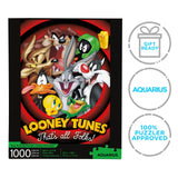 AQUARIUS Looney Tunes Puzzle (1000 Piece Jigsaw Puzzle) - Glare Free - Precision Fit - Officially Licensed Looney Tunes Merchandise & Collectibles - 20 x 28 Inches AQUARIUS