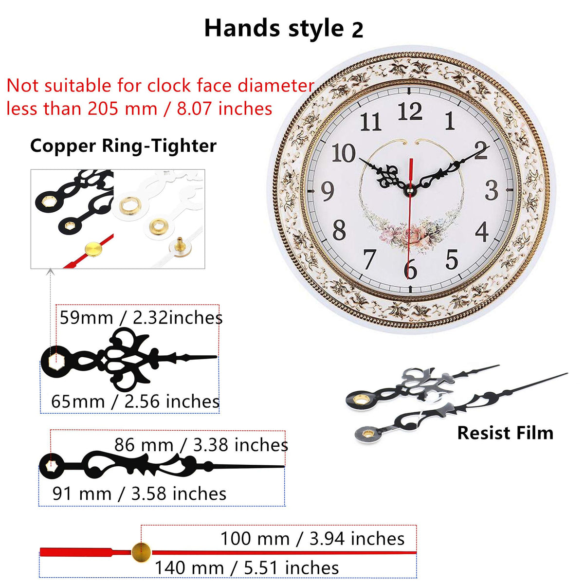Youngtown 12888 Pendulum Type Movement Step Clock Accessory Quartz DIY Movement Kits,1/2 Inch Maximum Dial Thickness, 9/10 Inch Total Shaft Length. TIKROUND