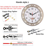 Youngtown 12888 Pendulum Type Movement Step Clock Accessory Quartz DIY Movement Kits,1/2 Inch Maximum Dial Thickness, 9/10 Inch Total Shaft Length. TIKROUND