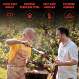 BBQ Accessories Grill Tools Set,Stainless Steel Barbecue Grill Accessories for Outdoor Grill,Barbecue Utensils Grilling Accessories Grilling Gifts for Men,Father's Day/Christmas/Thanksgiving Day Maywe Tanso