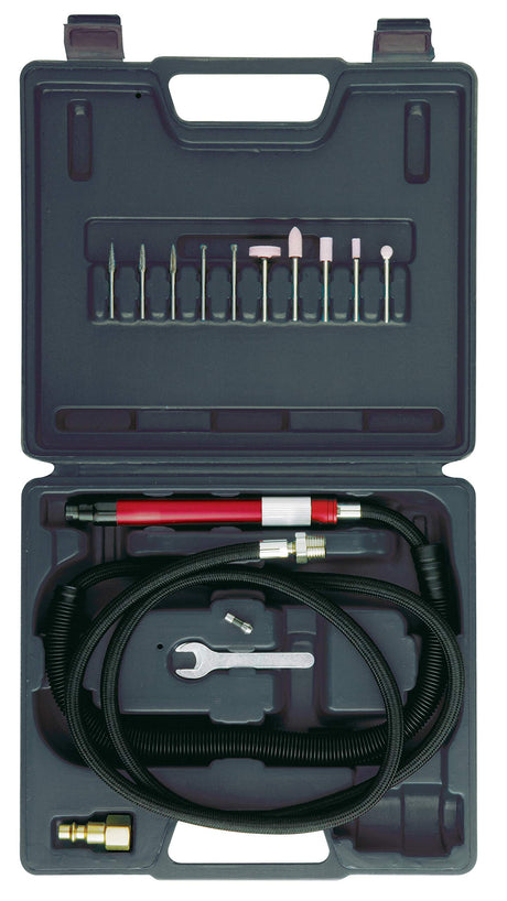 Chicago Pneumatic CP9104Q Kit - Air Pencil Die Grinder Tool, Welder, Woodworking, Automotive Car Detailing, Stainless Steel Polisher, Heavy Duty, 1/8 Inch (3mm), 0.05 HP / 40 W - 60000 RPM,Red Chicago Pneumatic