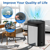 4 Pack F1 True HEPA Repalcement Filter Compatible with 3M Filtrete Room Air Purifier Models FAP-C01-F1,FAP-T02-F1, FAP-C01BA-G1, FAP-T02WA-G1, FAP-ST02W and FAP-ST02N LINNIW