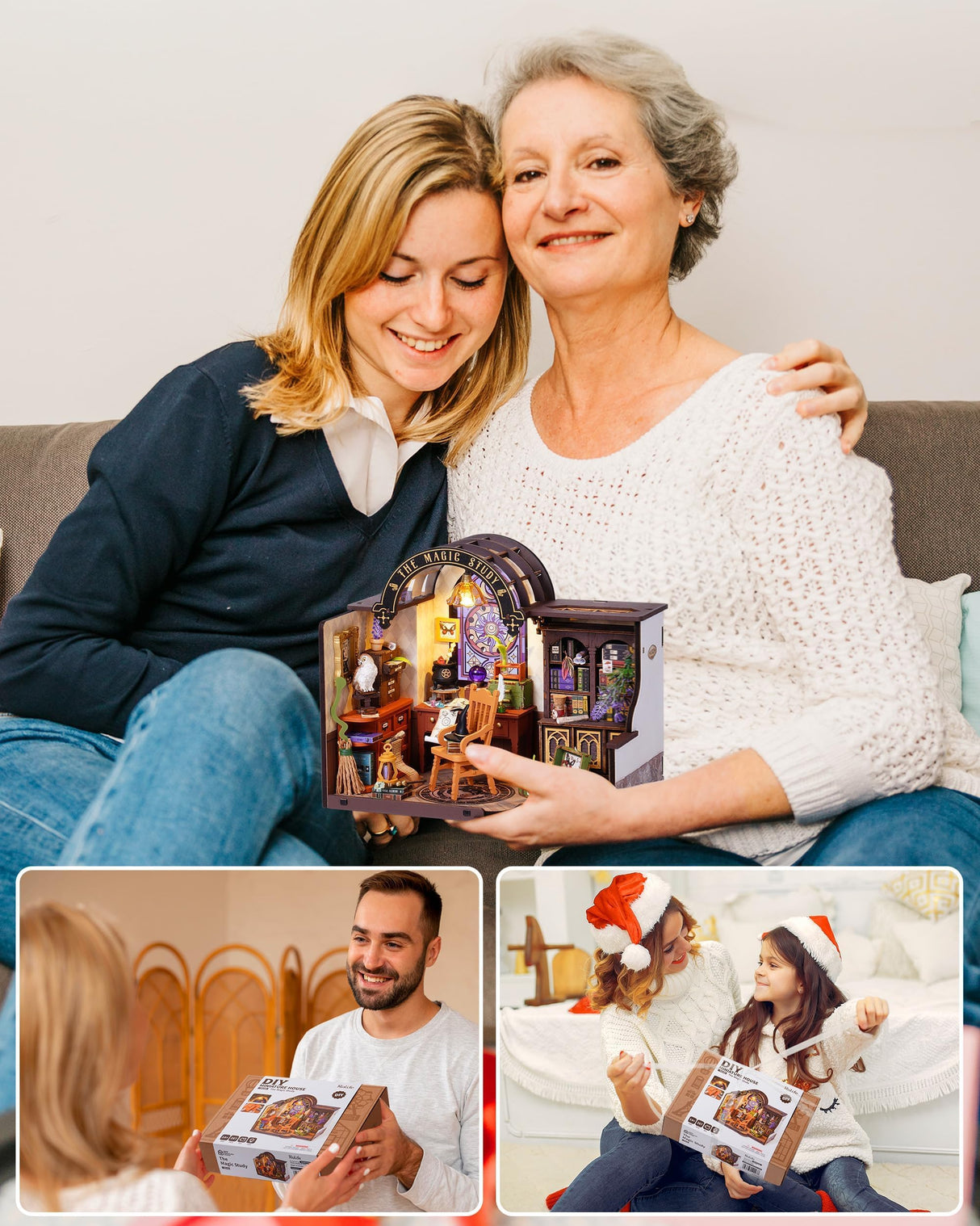 Rolife DIY Miniature House Kit, Mini Wooden Dollhouse Kit for Adults to Build, Tiny House Mayberry Street Miniatures Diorama Building Kits-Birthday Christmas Halloween Craft Hobbies Gift for Teens Kid Rolife