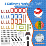 LANSAND Drone Building Toys Set 159 Pieces STEM Toy for Kids 6 7 8 9 10 11 12 Years 5 in1 DIY Drone Kit Remote Control Mini Drone, Learning Creative Construction Toys Gifts for Birthday Christmas LANSAND