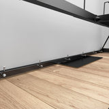 Bestar Claremont Queen Murphy Bed with Closet Organizers (105W) in White, Space-Saving Sleeping Arrangement for Multipurpose Room Bestar