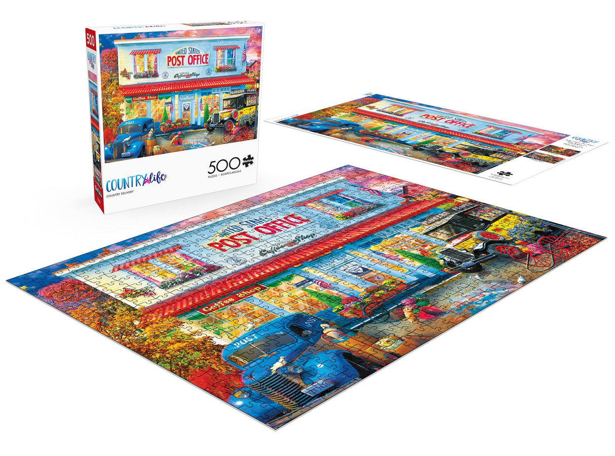 Buffalo Games - Country Life - Country Delivery - 500 Piece Jigsaw Puzzle, Multi Buffalo Games