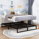 XINXINYAN Metal Bed Frame Queen Size 10 Inch,Black Heavy Duty Queen Mattress Foundation,No Box Spring Needed,Noise Free,Easy Assembly XINXINYAN