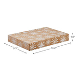 Hallmark Medium Christmas Gift Boxes with Lids (12 Shirt Boxes, 3 Designs: Navy Snowflakes, Gold Trees, Peace on Earth) for Christmas, Hanukkah, Holiday Parties Hallmark