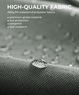 KYBOLT 10x10 Ft Modern Aluminum Pergola, Outdoor Pergola with Adjustable Canopy, Stable 4-Sided Base, Aluminum Gazebos for Backyard, Deck, Lawn - Gray KYBOLT