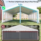 Quictent 20x40 Party Tent Heavy Duty Outdoor Canopy Tent Carport Wedding Event Shelter BBQ Wedding Tents for Parties with Storage Bags(Church) Quictent