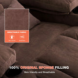 MAHOMICO Power Lift Recliner Chair for Elderly with Vibration Massage and Lumbar Heating, Electric Lift Recliner Single Sofa with Side Pocket, Two Cup Holders and USB Charge Port for Living Room MAHOMICO