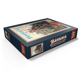 MyPuzzle Neuschwanstein Castle, Germany - Whispers of Winter's Fantasy, Vintage Travel Poster - Premium 500 Piece Jigsaw Puzzle for Adults MyPuzzle.com