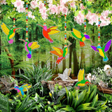 Yaomiao 30 Sets Summer Suncatchers Window Art Drawing Kits DIY Hummingbird Suncatcher Crafts Bulk Paint Your Own Window Hanging Ornaments for Home Birthday Party Favors Decor Gifts Yaomiao