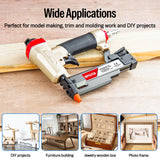 meite MP635B Pin Nailer, Pneumatic 23 Gauge Pin Nailer, Air Micro Pin Nail Gun, Fits 1/2" to 1-3/8" 23 Gauge Pin Nails, Ideal for Paneling, Small Trim, Fine Molding, and Craft Work meite