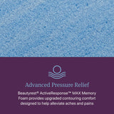 Beautyrest World Class Level Three Plush Pillow Top 16" Mattress - Queen Size - Durable Support, Pressure Relief, Cooling, Motion Separation; CertiPUR-US, 100 Night Sleep Trial and 10 Year Warranty Beautyrest