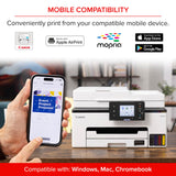 Canon Megatank GX2020 All-in-One Wireless Supertank [Megatank] Printer | Print, Copy and Scan| Mobile Printing |2.7" LCD Color Touchscreen | Auto Document Feeder and Auto Duplex Printing Canon