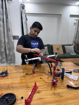 Bydroid Educational DIY STEM Drone Kit, 80+ Parts, Learn Robotics, Coding & Mechanical Design| Build your drone at home with easy assembly and Interactive Block Coding Bydroid