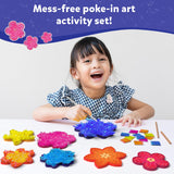 Skillmatics Art & Craft Activity - Poke-in Art Flower Bouquet, Mess-Free Art for Kids, DIY Craft Kits, Creative Activity, Fine Motor Skills, Gifts for Girls & Boys Ages 4, 5, 6, 7, 8, 9 Skillmatics