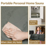 UTK Infrared Sauna Blanket, Portable Sauna for Home SPA, Fast Sweat & None Smell Infrared Sauna to Relax & Detox Your Body and Mind, (71"*71") Full-Size Home Sauna with 50 Plastic Wraps UTK