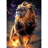 ZENDIYO Lion Diamond Painting Kits for Adults, Animal 5D Diamond Art Kits for Adults Beginners, DIY Full Drill Diamonds Dots Gem Art Painting and Crafts for Home Wall Decor 12x16inch ZENDIYO
