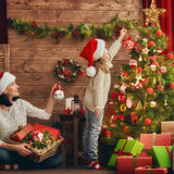 Christmas Rattan Star Treetop,14 Inch Rattan Natural Burlap Star Tree Topper with 20 Warm Lights Rustic Boho Treetop Decoration Xmas Star Treetop for Christmas Tree Ornament Holiday Party Indoor Home Threan