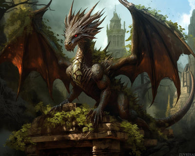 ZUVRDIAI Dragon Paint by Numbers for Adults, Acrylic Oil Painting by Numbers Kits for Beginner with Paintbrushes Brushes Art Crafts Canvas for Home Decor 16x20 Inch