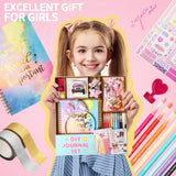 Girls DIY Diary 54 Pcs Diary Set, Toys for Ages 6 7 8 9 10 11 12 13, DIY Stationery Set, Thin Stickers and Little Girls Daily Supplies, Gifts for Teen Good Idea Choice R RUCKERCO