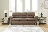 Signature Design by Ashley Navi Modern Queen Sofa Sleeper with Removable Cushions, Dark Brown Signature Design by Ashley