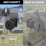 ABCCANOPY Easy Canopy Weights with Lock Design for Wind Resistance, No Sliding, Stably Secure Tents, Canopies, and Umbrellas at Outdoor Events, 4Pack (40LB) ABCCANOPY