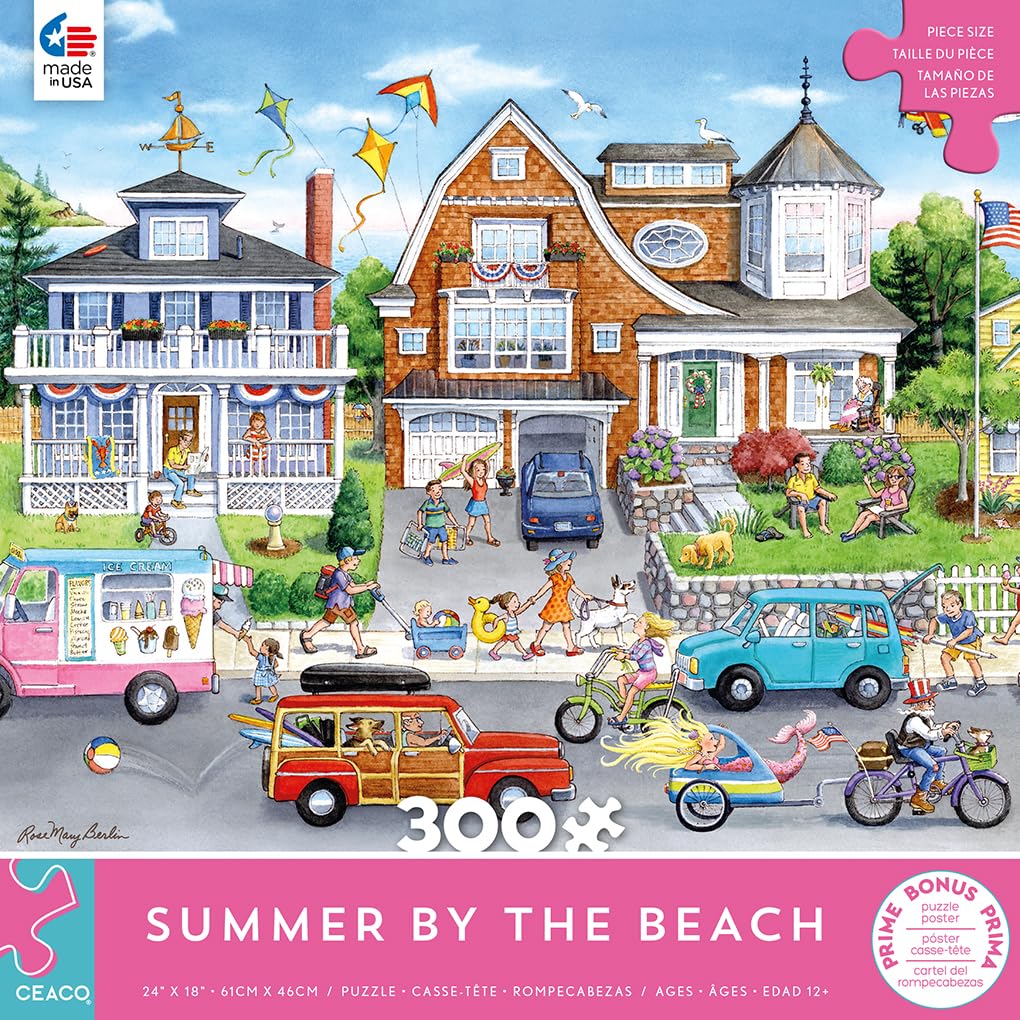 Ceaco - Summer by The Beach - 300 Piece Jigsaw Puzzle