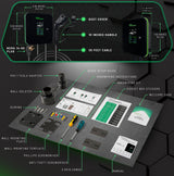 MACH 2:Fast Level 2 EV Charger 48 amp Garage-pro Wall-Mount. Electric Vehicle Charging Station 4 Nema 14-50 Outlet. J1772 car Connector. Key Accessories: 30ft Cable & Tesla NACS evse Portable Adapter ApexCharger