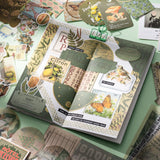 YagCu Aesthetic Scrapbook Kit, Junk Journal Scrapbooking Supplies, Vintage Journaling Set Bullet Journals Material, Large Collection for Teen Girls Women Adults Beginners, Arts Craft Ephemera YagCu