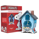 Mark Feldstein & Associates Peanuts Gang Snoopy Linus Lucy ICY Blue 17 x 9 Christmas Cuckoo Clock Mark Feldstein & Associates