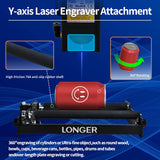Longer Ray5 5W Laser Engraver Machine & LONGER Laser Engraver Rotary Roller Longer