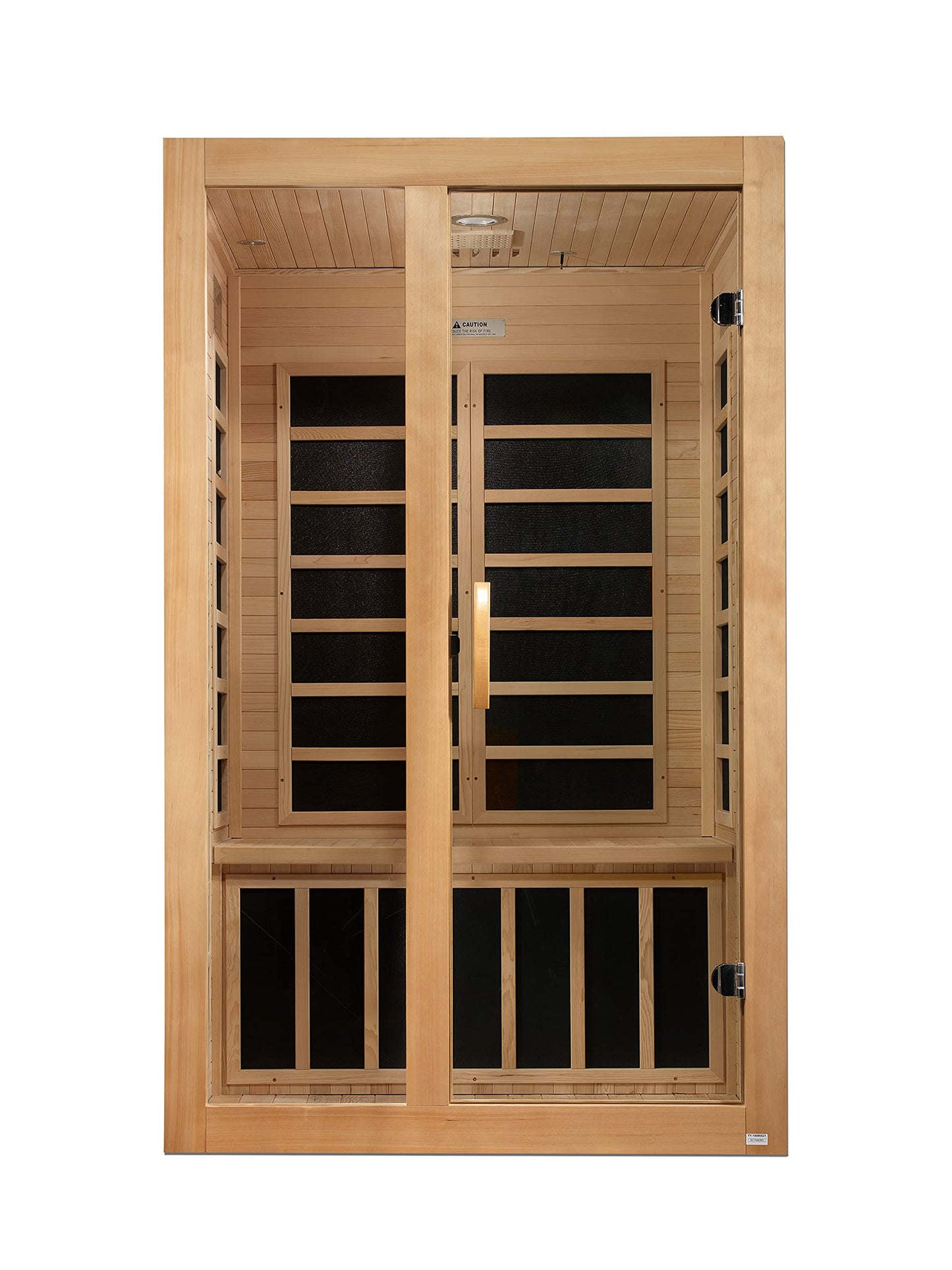 Maxxus Saunas Santiago Elite 2-Person Ultra Low EMF (Under 3 MG) FAR Infrared Sauna, Curb Side Delivery