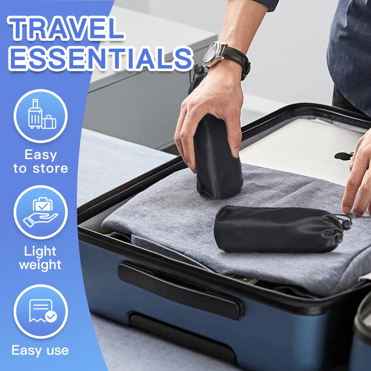 2-Pack Airplane Travel Footrest Hammock - Perfect Airplane Foot Hammock to Relax Your Feet - Travel Essentials Comfy Foot Hanger Plane Footrest for Long Trip FEIMINI