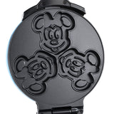 Disney Mickey & Minnie Double Flip Waffle Maker by Select Brands - Disney Waffle Maker - Features Non-Stick Plates - Blue Minnie & Mickey Mouse Waffle Iron for Disney Fans - Makes 6 Waffles Disney