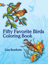 Fifty Favorite Birds Coloring Book (Dover Animal Coloring Books) Dover Publications